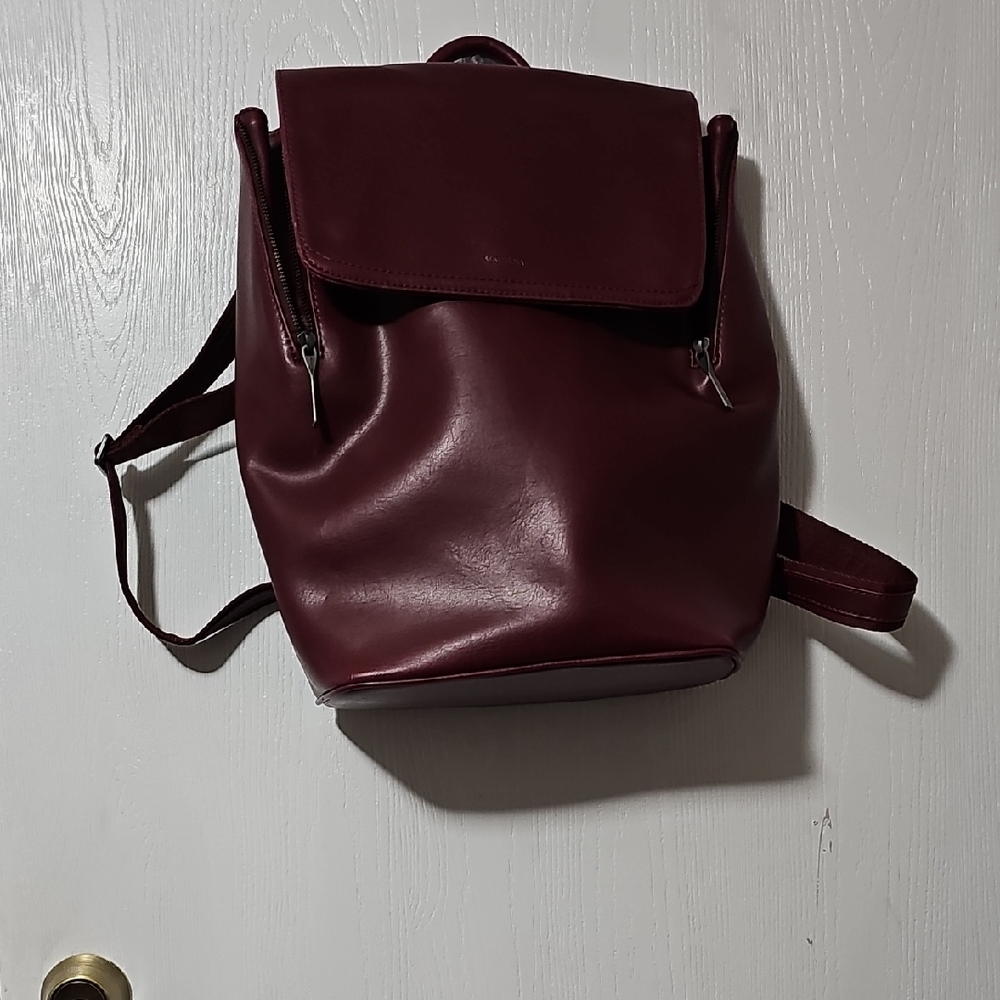 Matt & Nat Burgundy Backpack